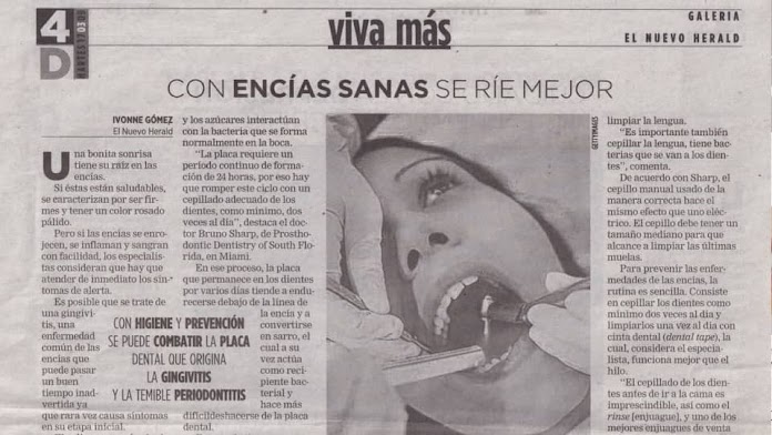 Sharp Dentistry El Nuevo Herald Spanish Press