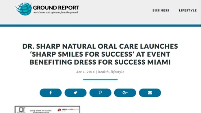 Dr Sharp Ground Report News Article
