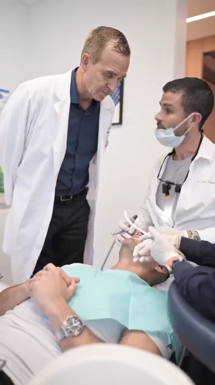 Dr. Sharp patient dental consultation